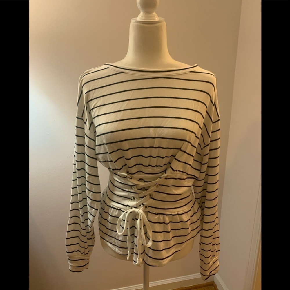 Express One Eleven knit top, size S